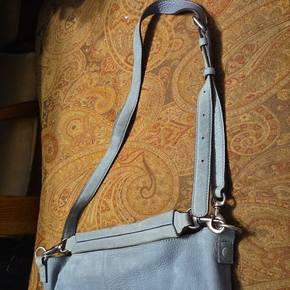 Rebecca Minkoff Blue Nubuck Leather Hobo Bag. $350 Retail. Great Condition. - Picture 10 of 10